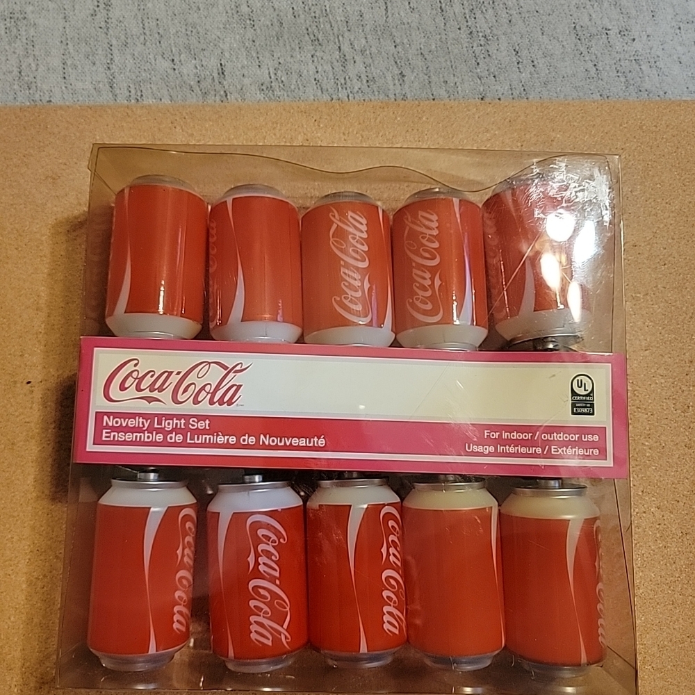 Coca Cola Red Can String Lights - Novelty Party Set